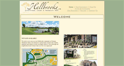 Desktop Screenshot of hallbrooke.com