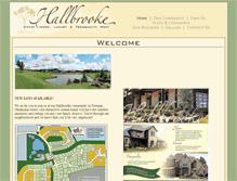 Tablet Screenshot of hallbrooke.com